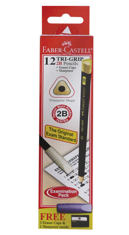 111822-2B-12S12 TRI GRIP 2B PENCIL